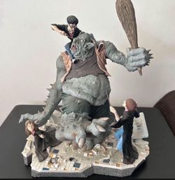 Harry Potter Battling The Mountain Troll Statue Limited Ed Figure Collectible