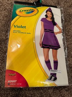 Women’s Crayola Halloween Costume Brand New