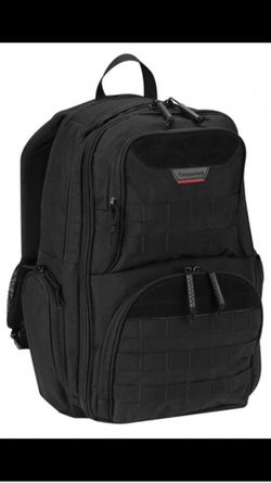 BLACK Expandable backpack