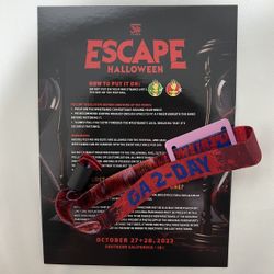 Escape Ticket (Saturday)