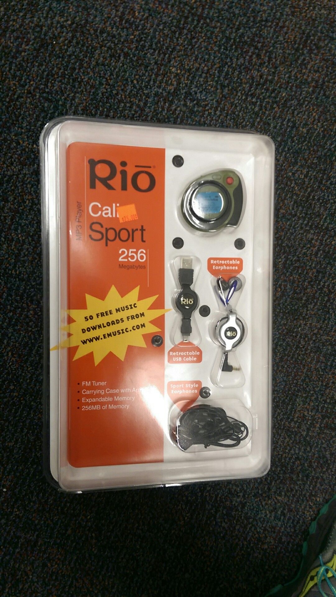 Rio Cali sport 256mb MP3 player