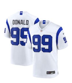 Los Angeles Rams Fearsome White Game Jersey