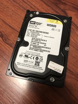 Western Digital SATA 80GB $7