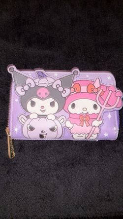 LoungflyXSanrio light purple wallet
