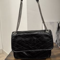 Used Saint Laurent Leather Niki Medium