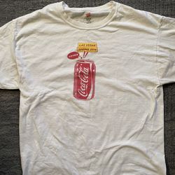 Graphic Las Vegas Spring 2018 Coca-Cola white cotton t-shirt