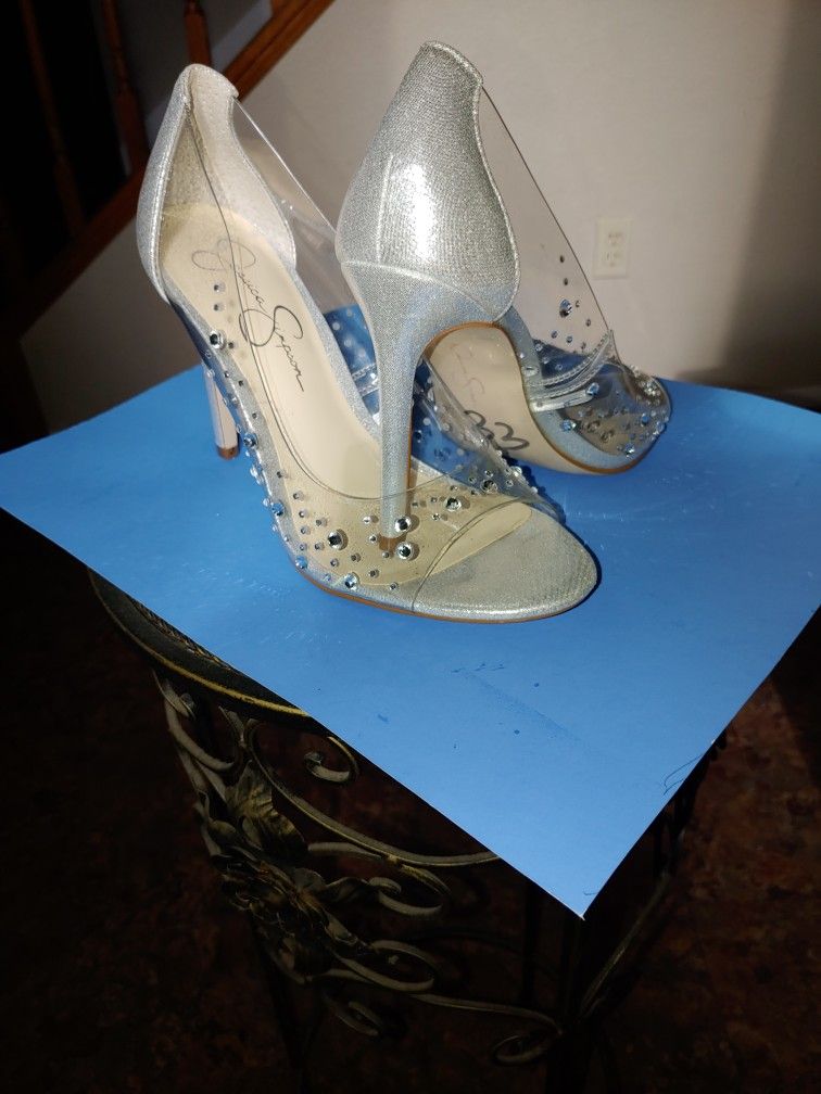 Jessica Simpson Rhinestone Heels