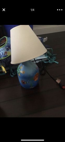 Under the sea lamp “hand painted”
