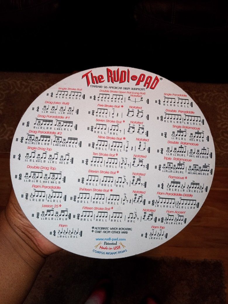 Rudi Rudimentary Practice Pad