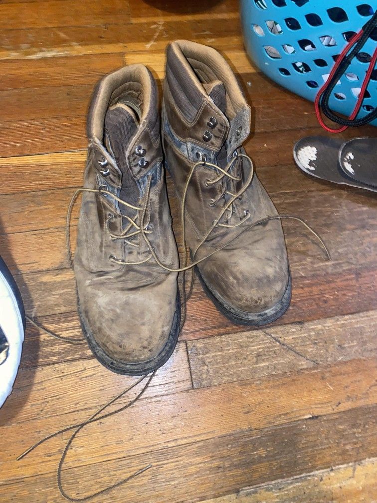 Carhardt Size 13 Work Boots Steel Toe