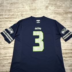 Authentic Official NFL Seattle Seahawks Wilson Jersey Size Medium Adult, Not Njigba, Darnold, Lynch, Walker, Chancellor, Metcalf