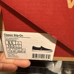 Slip On Leather Vans