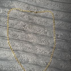 Gold plated necklace