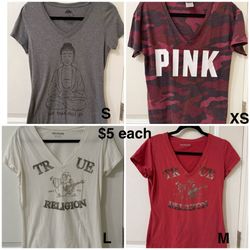 Woman’s Brand Name Brand T-shirts $5 Each
