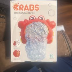 Crabs, baby bath bubble toy