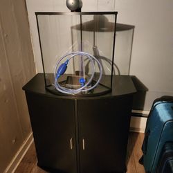 Fish Tank + Cabinet Stand