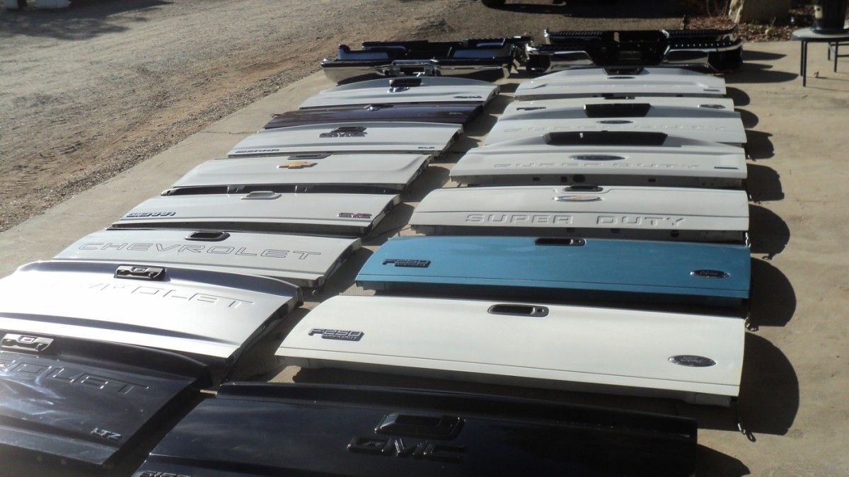 TRADE-INS #SALE## OVER 100 TAILGATES & TRUCK FRONT & REAR BUMPERS+BEDS auto parts accessories