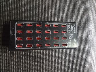 20-Port USB Charger Hub 100W 20A Multiport Charging Station for Phone Tablet