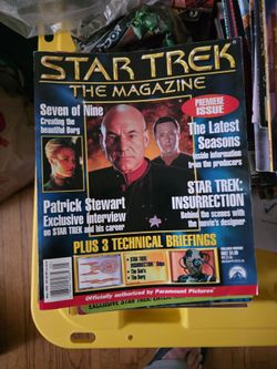 Magazine Star Trek: The Magazine Volume 1 Issue #1 May 1999 Patrick Stewart Int
