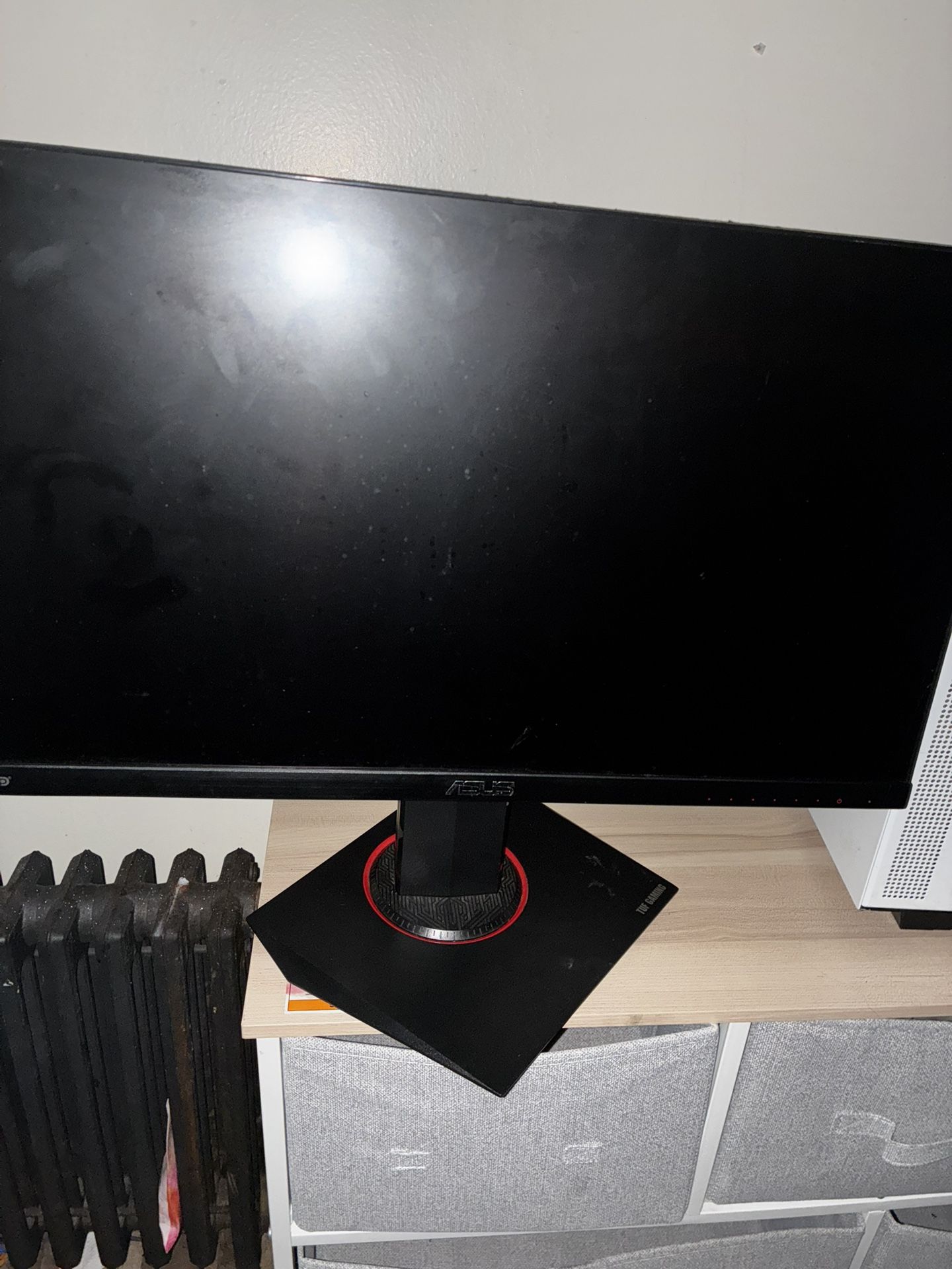 ASUS TUF Gaming VG249Q 23.8” Monitor 144Hz Full HD (1920 x 1080) 1ms IPS ELMB FreeSync Eye Care DisplayPort HDMI D-Sub,Black