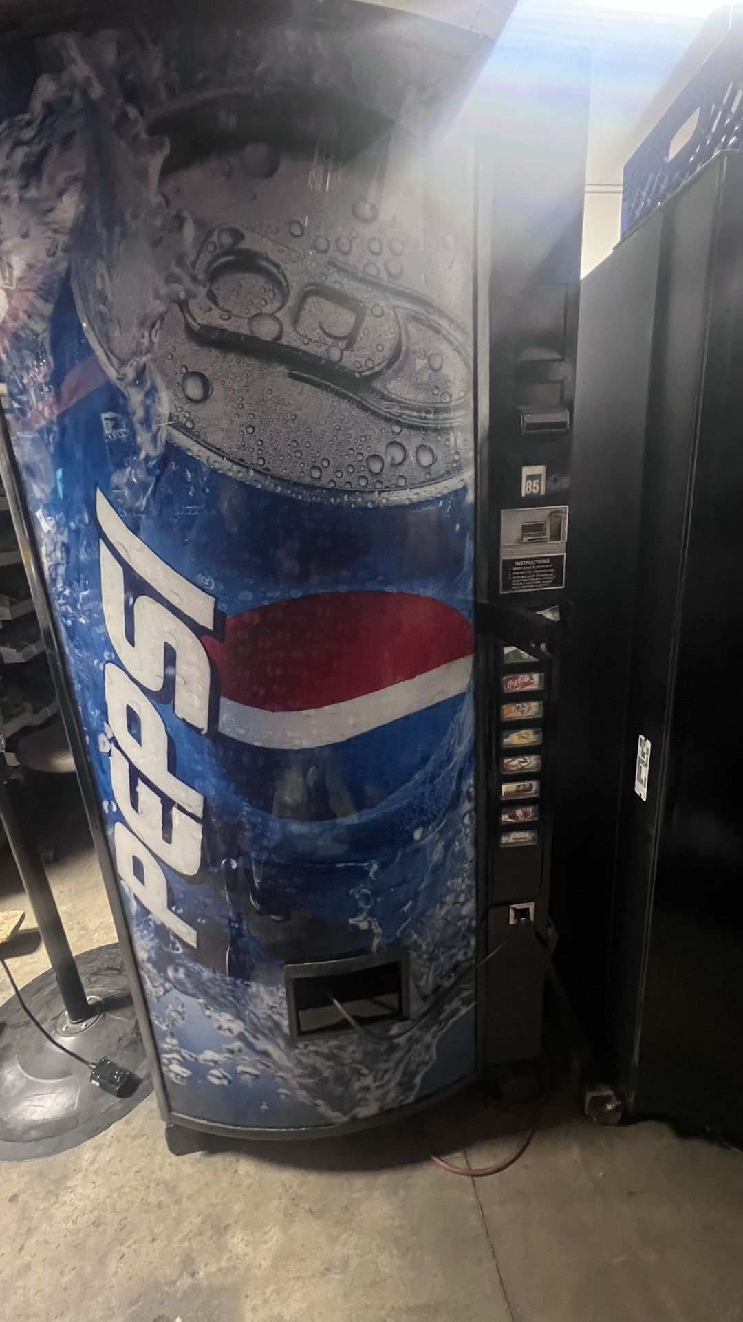 SODA AND SNACK VENDING MACHINES