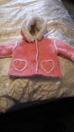 Cute Infant Coat Size Small Heavy 0-3mnths