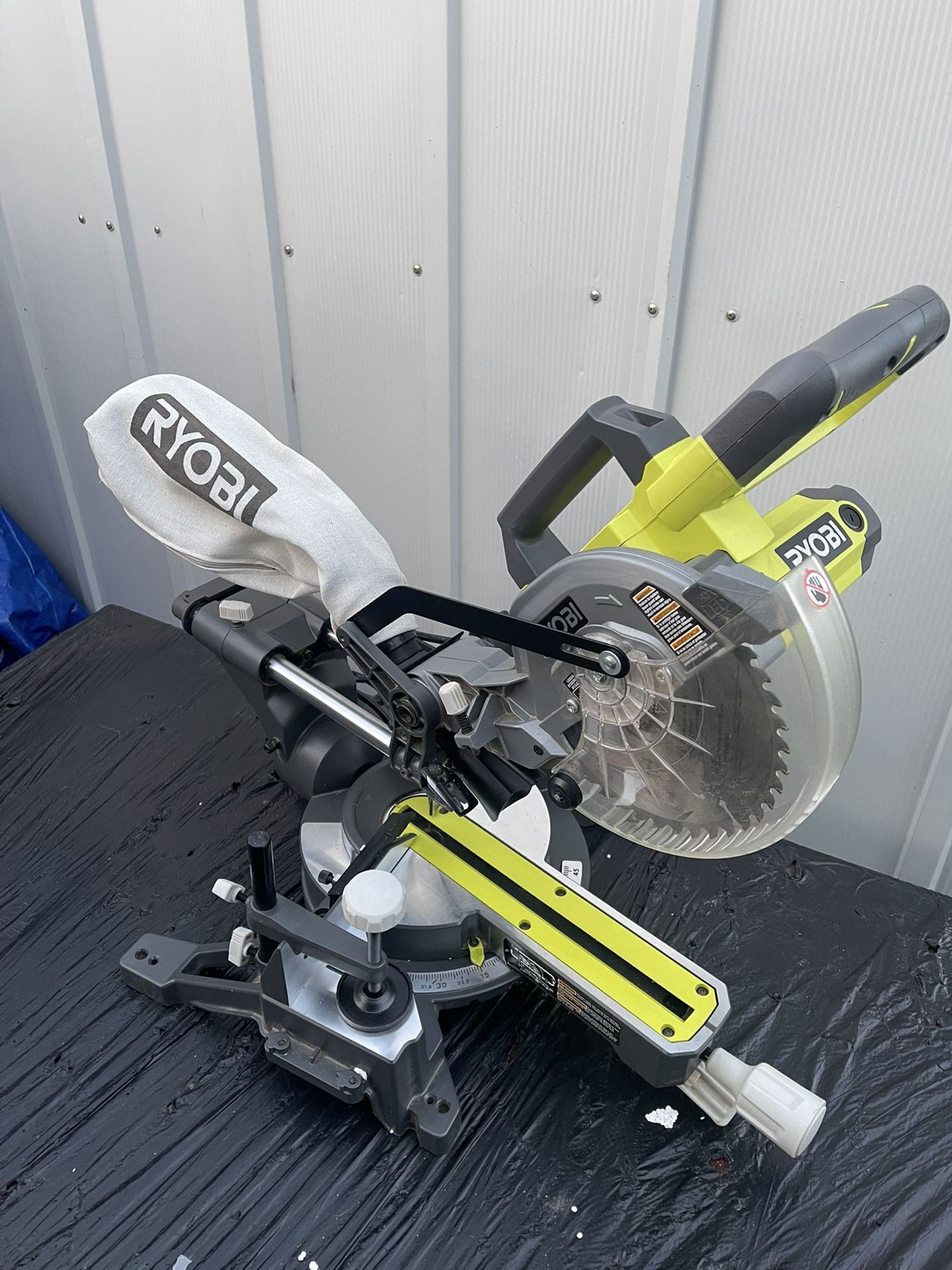 Compound Mitre Ryobi One Plus One Miter Saw Dual Bevel Ryobi