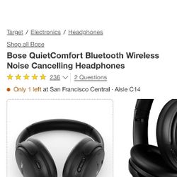 Bose Wireless Headphones