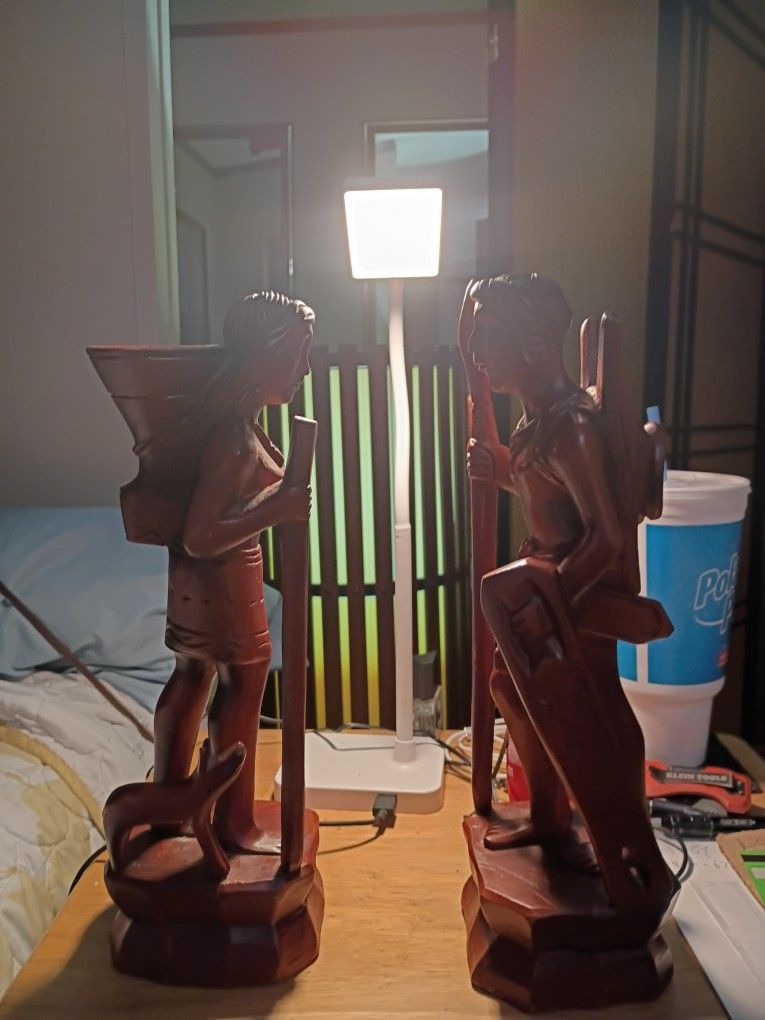 Wooden Carved Igorot Tribesmen