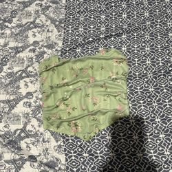 green crop top- size S