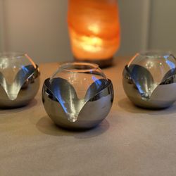 Beautiful 3 Scandinavian Candle Holders ,Vase