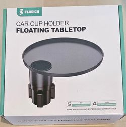 FLORICH Car Tray and Cup Holders 360° Rotating Laptop Desk Steering Wheel Table