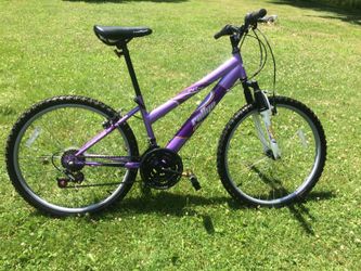 Brand new girls purple rallye bike