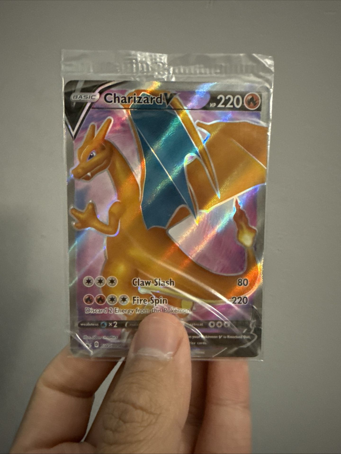 Pokemon (Charizard V Promo) Card