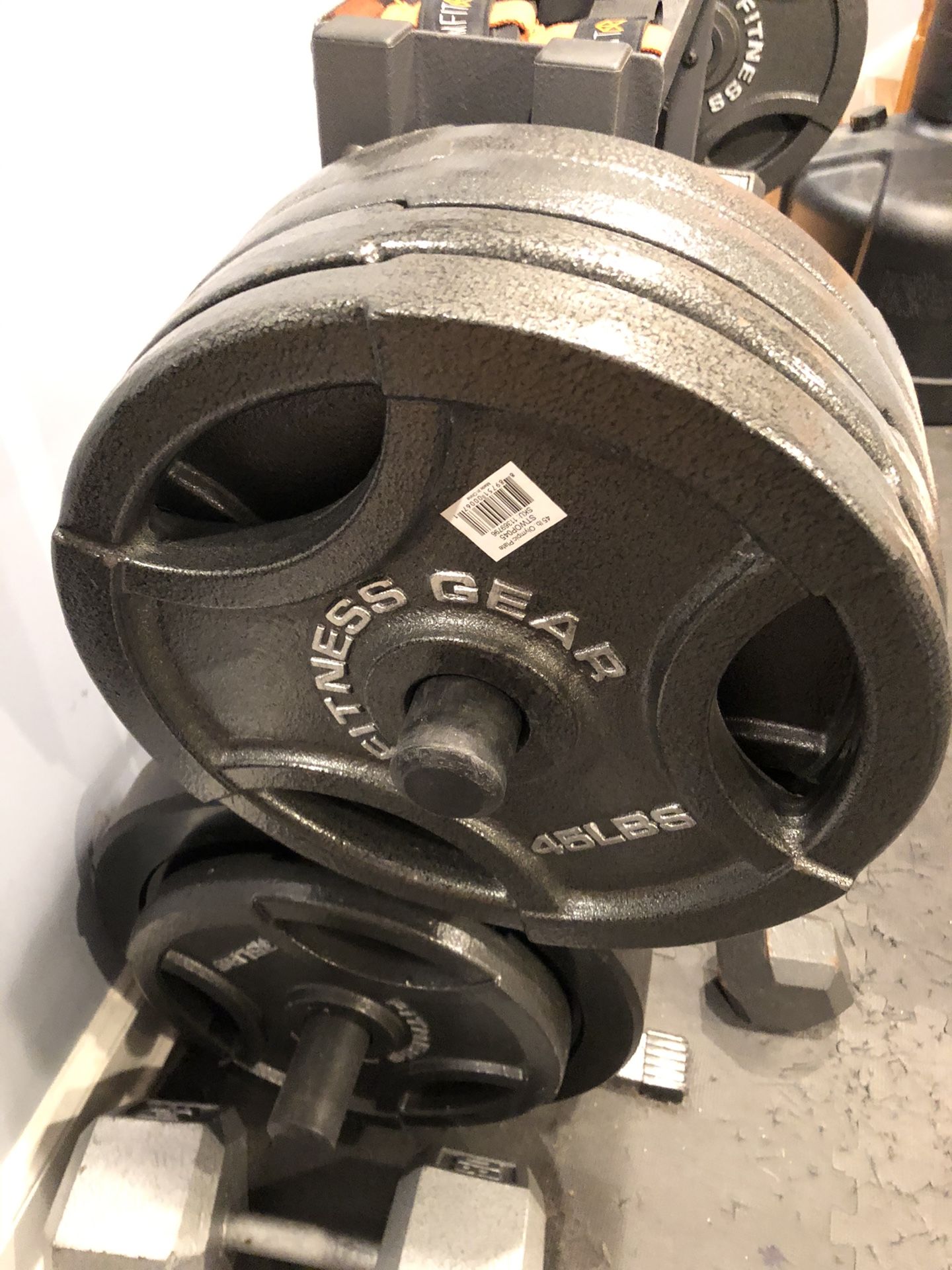 (2) 35 Pound Plates (weights)