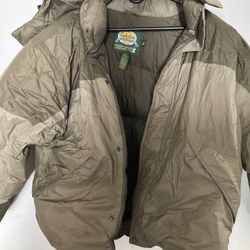 Men’s Cabellas Coat Xl Goose Filling 