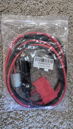 12V DC Power Cord T-Connector Cigarette Plug for Kenwood Icom Yaesu Radio
