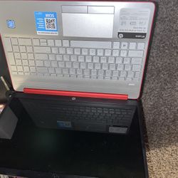 Red Hp Laptop, No Cracks Or Damage , Just Needs Updated 