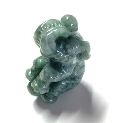 Jade Jadeite Elephant Pendant Necklace 90020
