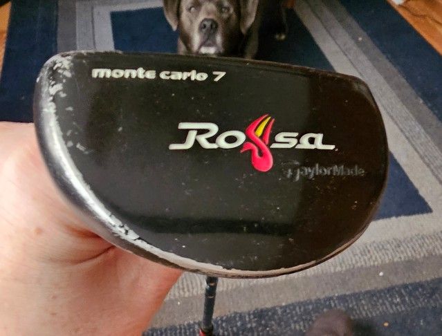 TAYLORMADE ROSSA MONTE CARLO 7 AGSI+ PUTTER STEEL RIGHT HANDED 