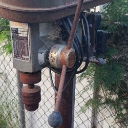 Large Delta Drill Press 5ft Been In Weather