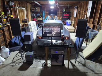 DJ system setup ready to plug and play