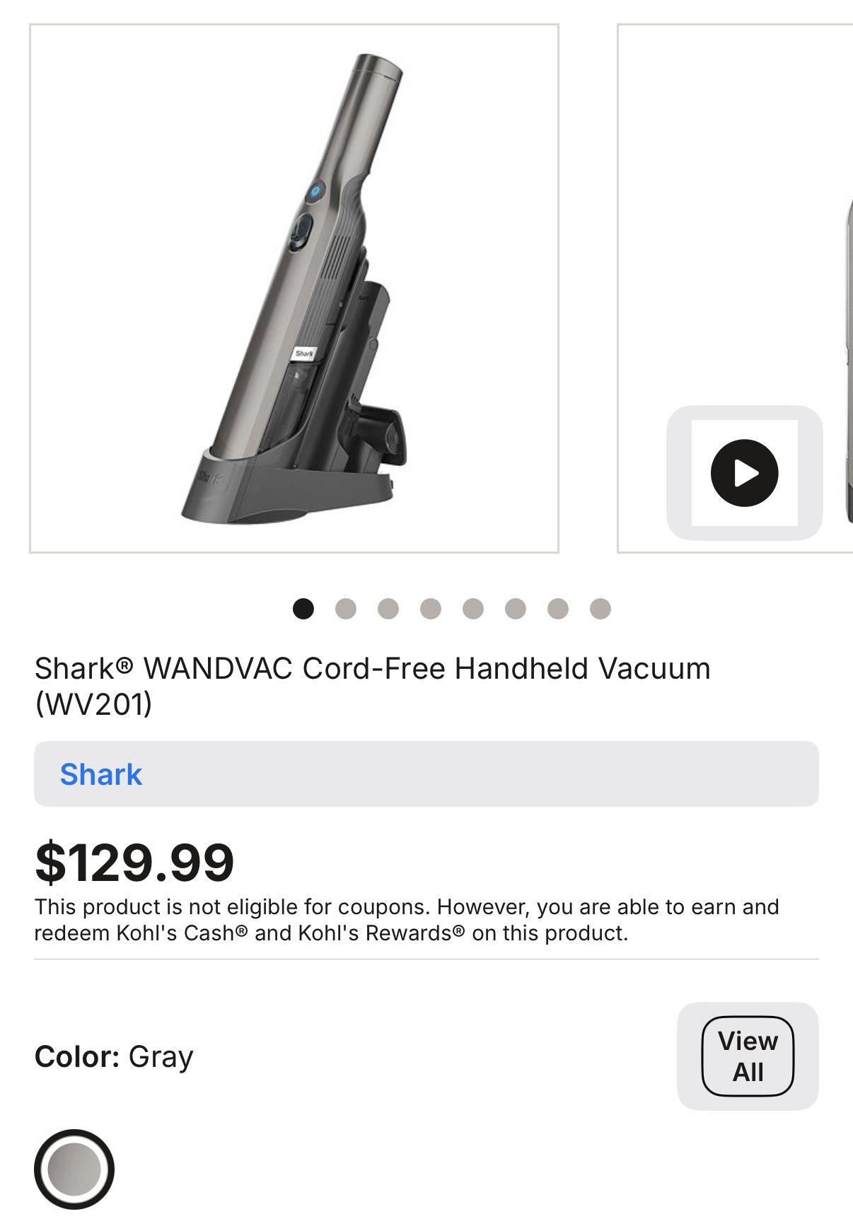 Shark Hand Held Vacuum 