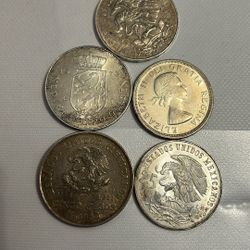 World Silver Coins 