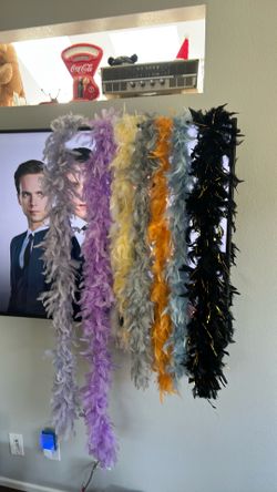 Feather Boa Scarves 6 feet long