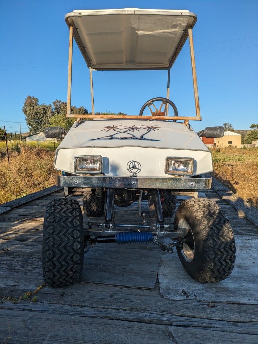 Custom Lifted Electric Golf Cart