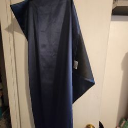 Sun Zero Blackout Navy Curtains 84 Inches