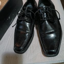 Stacy Adams Black Leather Dress Shoes Oxford Size 8.5 Men Excellent Condition Only Worn Twice