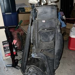 Golf Clubs And Bag 