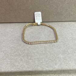 Tennis Gold Bracelet 
